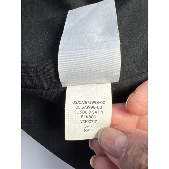 Banana Republic Black Dress Short Sleeve Sheath Size 0 Lined - Picture 8 of 8